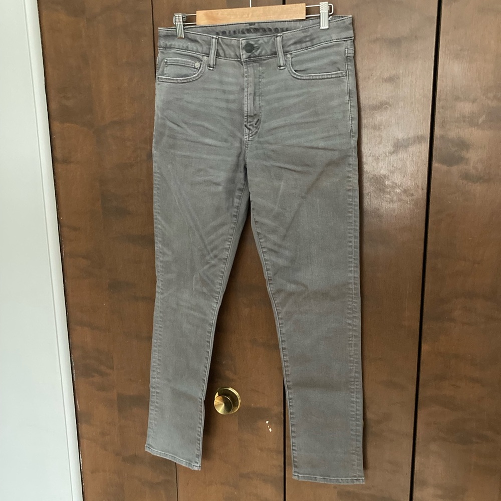 American Eagle Airflex+ Jeans, Gray, 31x30